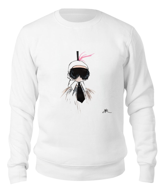 

Свитшот унисекс Printio Karlito белый M, Karlito