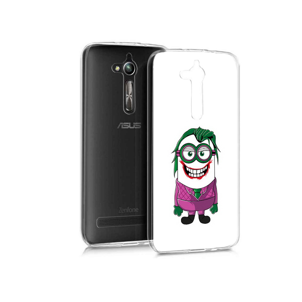 

Чехол MyPads Tocco для Asus ZenFone Go (ZB500KL) джокер миньон, Прозрачный, Tocco