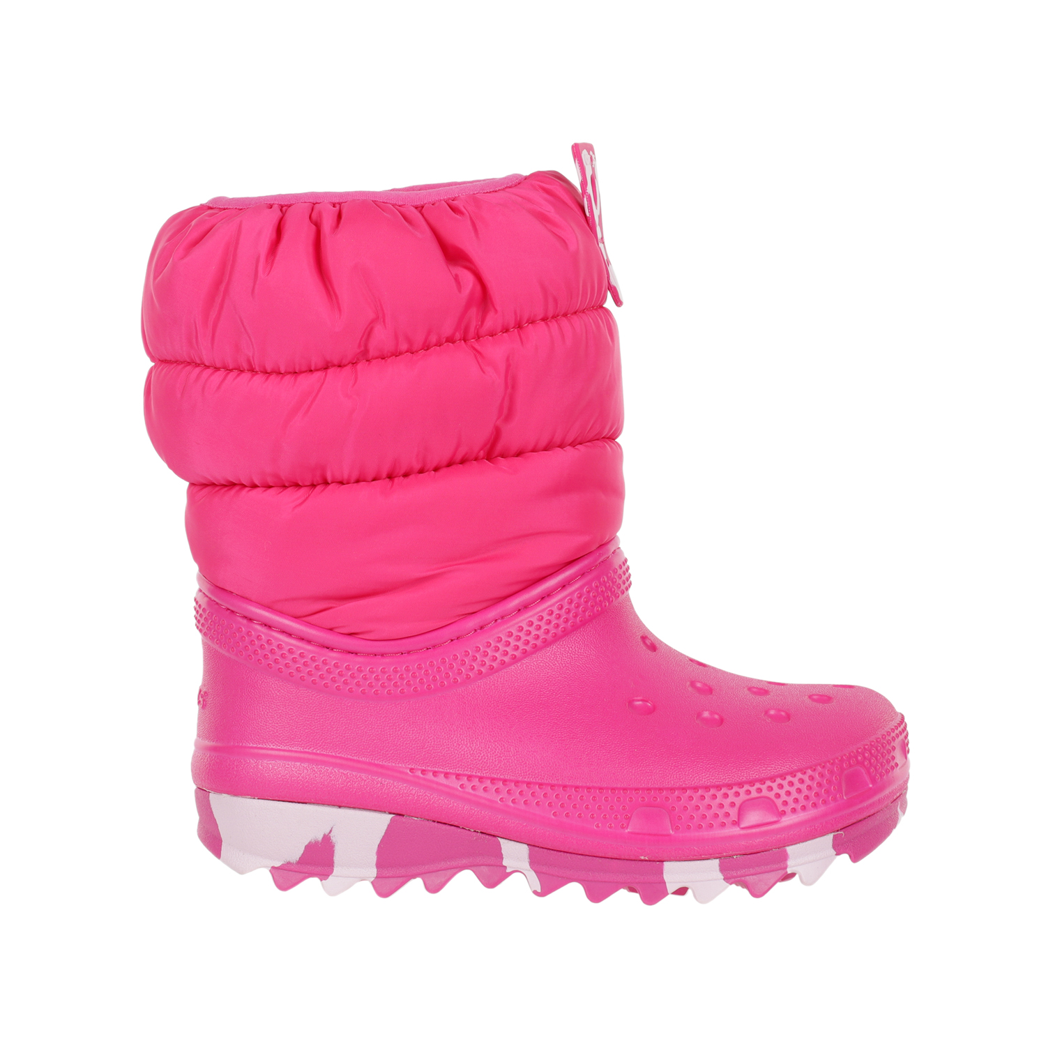 Сноубутсы детские Crocs Classic Neo Puff Boot T Candy Pink размер 20 розовый