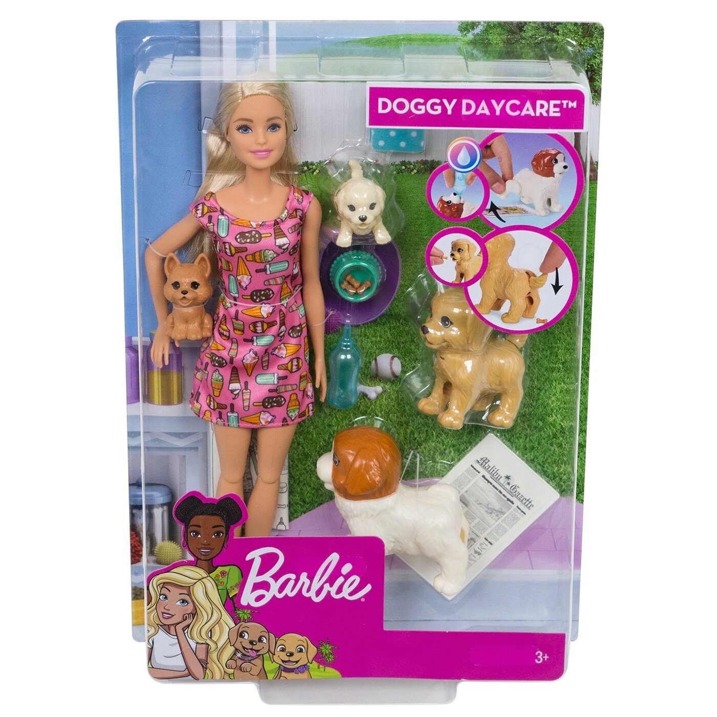 

Набор Barbie Кукла и щенки