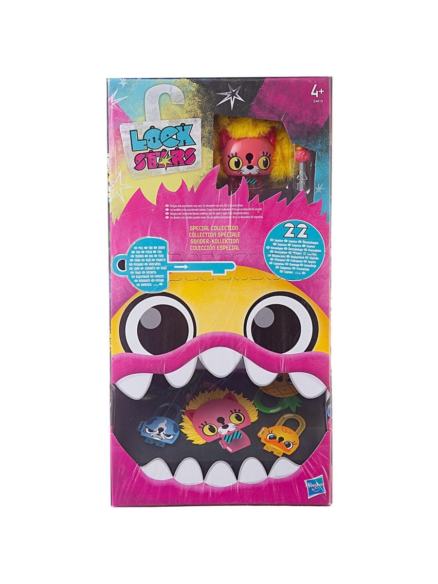

Игровой набор Hasbro Lock Stars Набор номер 2, замочки с секретом, 149338-tn