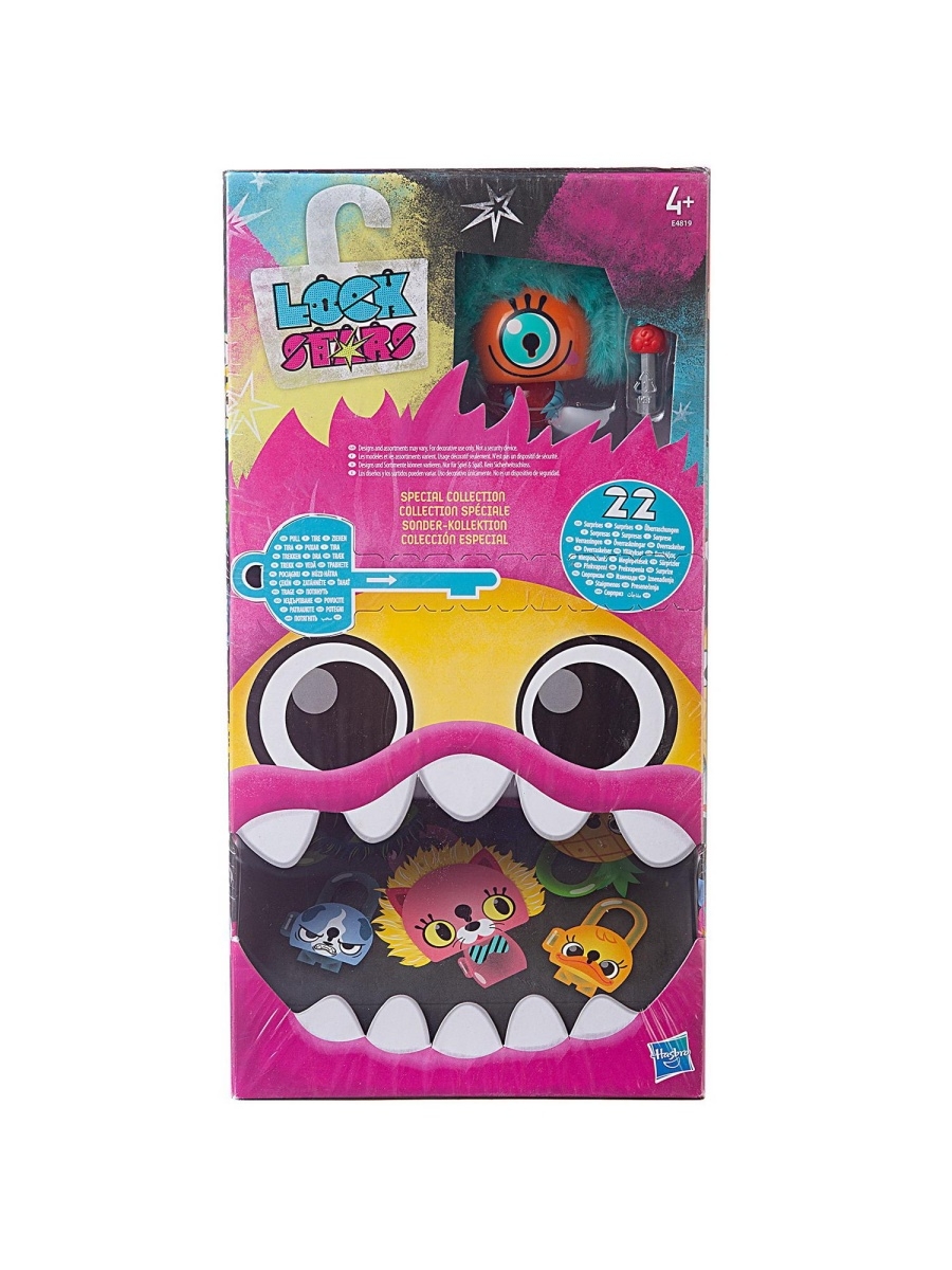 

Игровой набор Hasbro Lock Stars Набор номер 3, замочки с секретом, 149339-tn