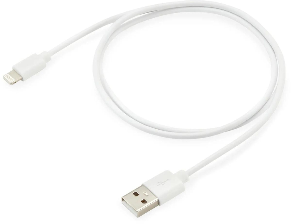 

Кабель Buro USB - Lightning, 2 А, 0.8 м, белый