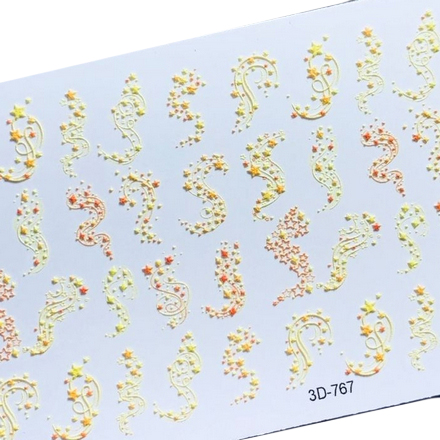 

3D-слайдер Anna Tkacheva №767 Звезды. Звездочки, Разноцветный