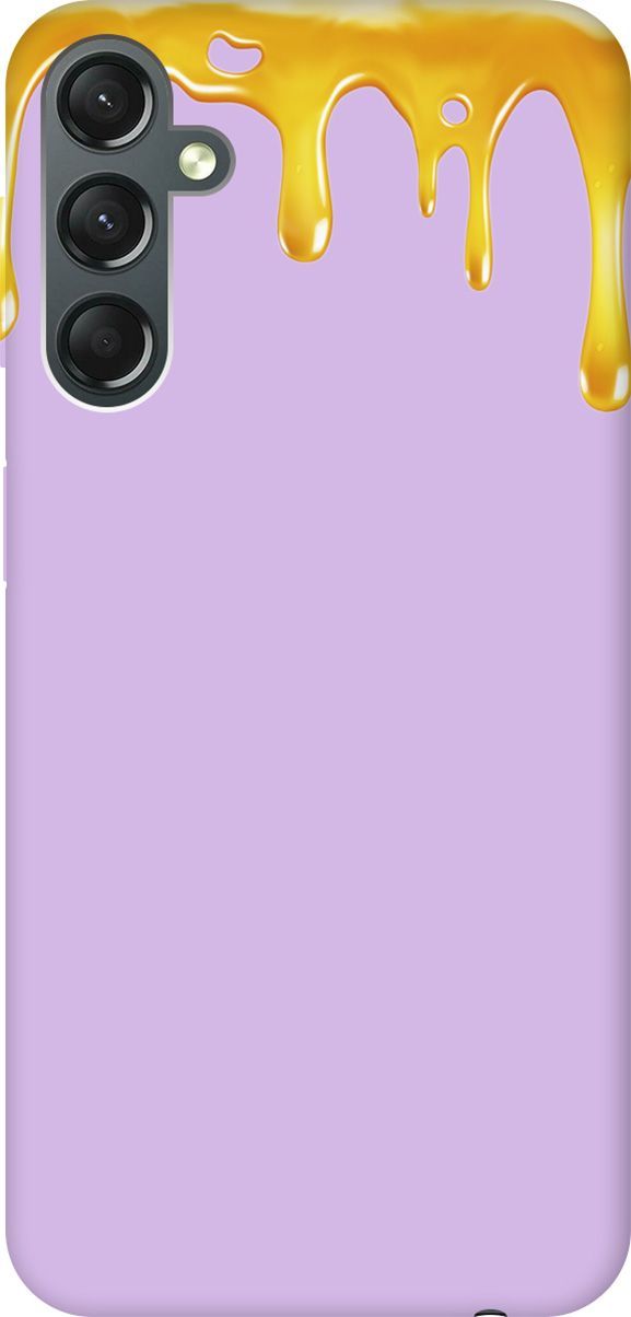 

Чехол на Samsung Galaxy A24 "Honey" сиреневый, Фиолетовый;оранжевый, 159532