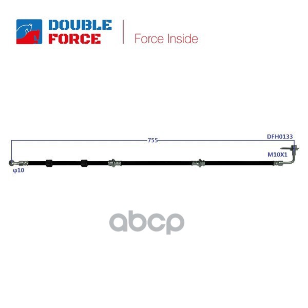 Шланг Тормозной Double Force DOUBLE FORCE арт. DFH0133