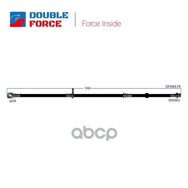 

Шланг Тормозной Double Force DOUBLE FORCE арт. DFH0179