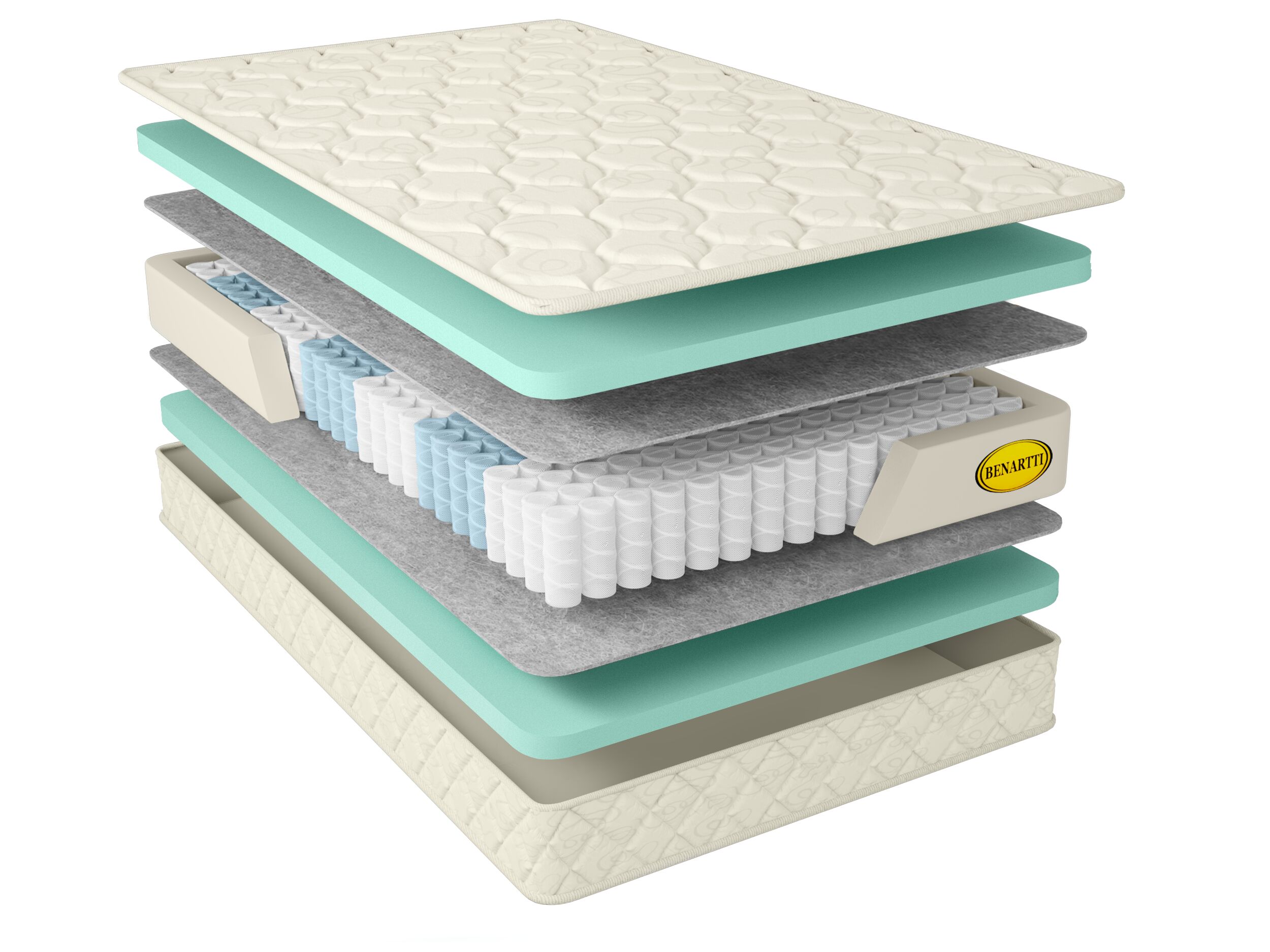 

Матрас Benartti Classic Max S1000 115х195, Белый, Classic Max S1000