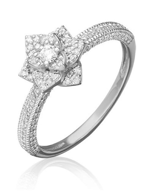 

Кольцо из золота р.  PLATINA jewelry 01-1334-00-101-1120-30, бриллиант, 01-1334-00-101-1120-30