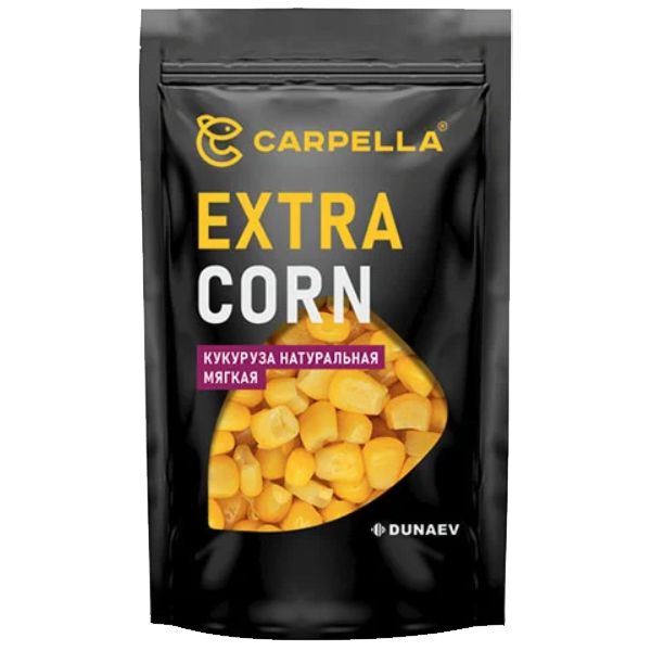 Кукуруза для рыбалки Carpella EXTRA CORN МЁД 100гр/Рыболовные насадки на карпа/Карпфишинг