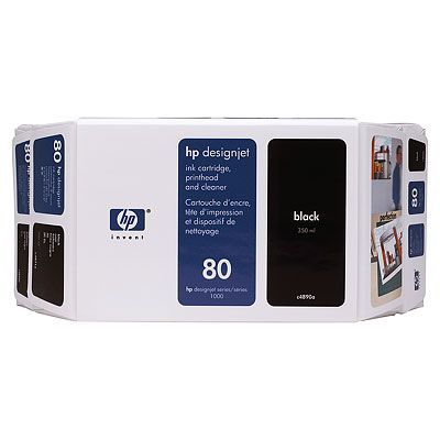 Картридж HP 80 Black для Designjet
