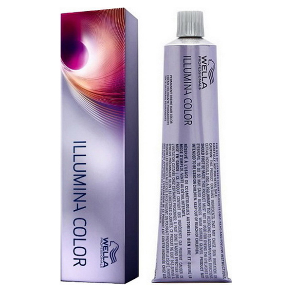 фото Краска для волос wella illumina color 8/05 светлый блонд натуральный махагоновый 60 мл