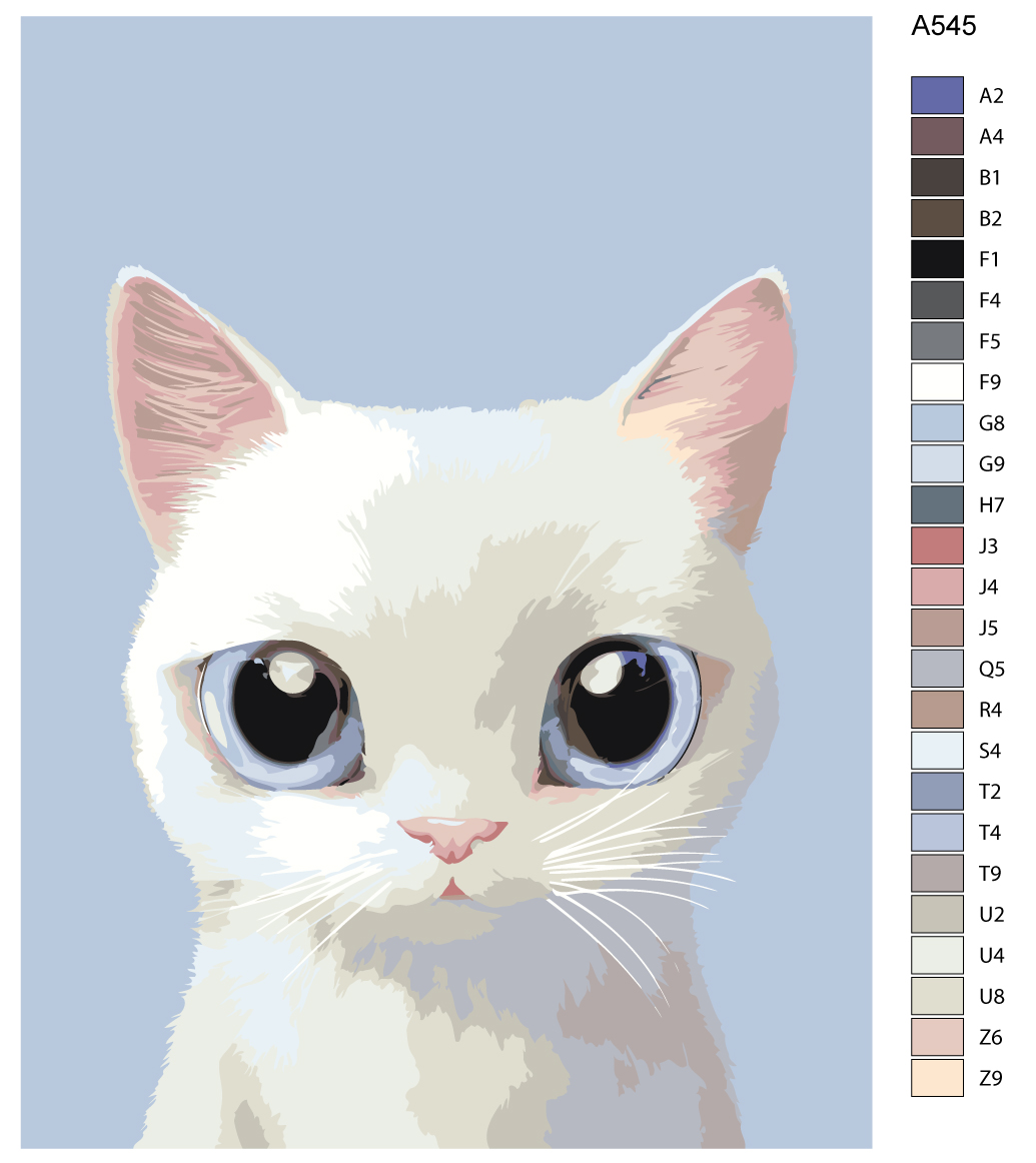 

Картина по номерам, "Живопись по номерам", 54 х 72, A545, A545