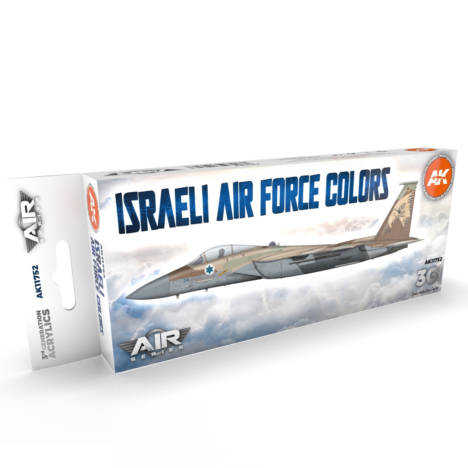 AK11752 Набор красок Israeli Air Force Colors SET 3G