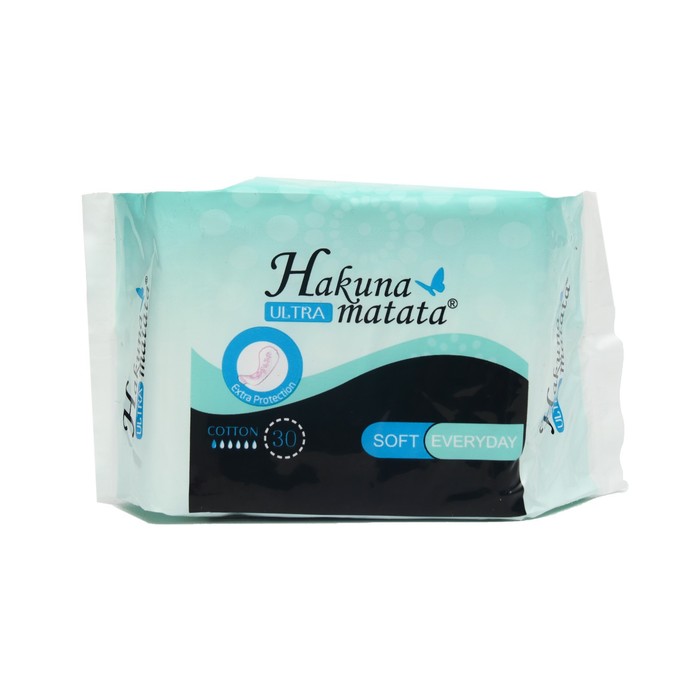 HAKUNA MATATA Прокладки ежедневные HAKUNA MATATA SOFT, 30 шт. прокладки ежедневные милана classic soft эконом 40 шт
