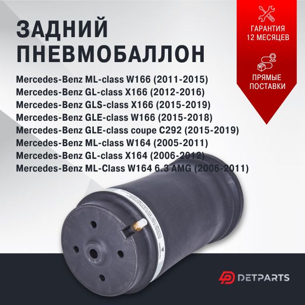 

Пневмобаллон задний Mercedes-Benz GLE-class coupe C292