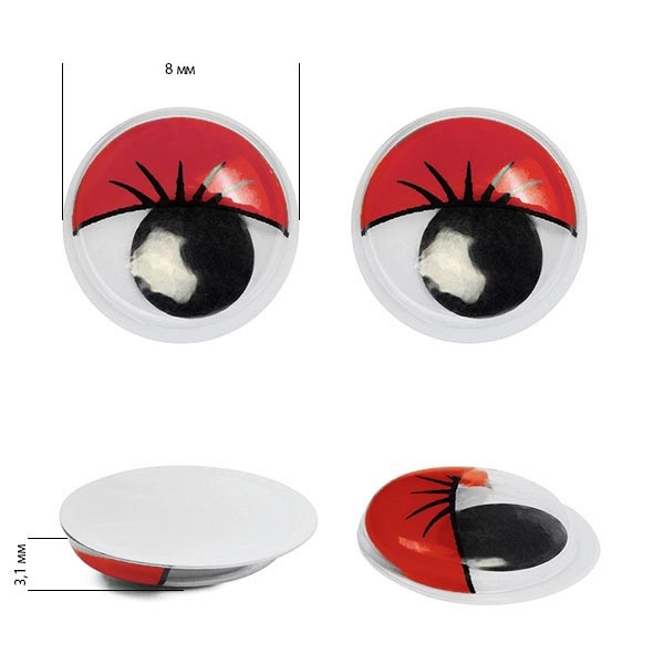 

Magic 4 Toys бегающие 8 мм красные 200 шт, Красный, бегающие, 8 мм, красные, 200 шт