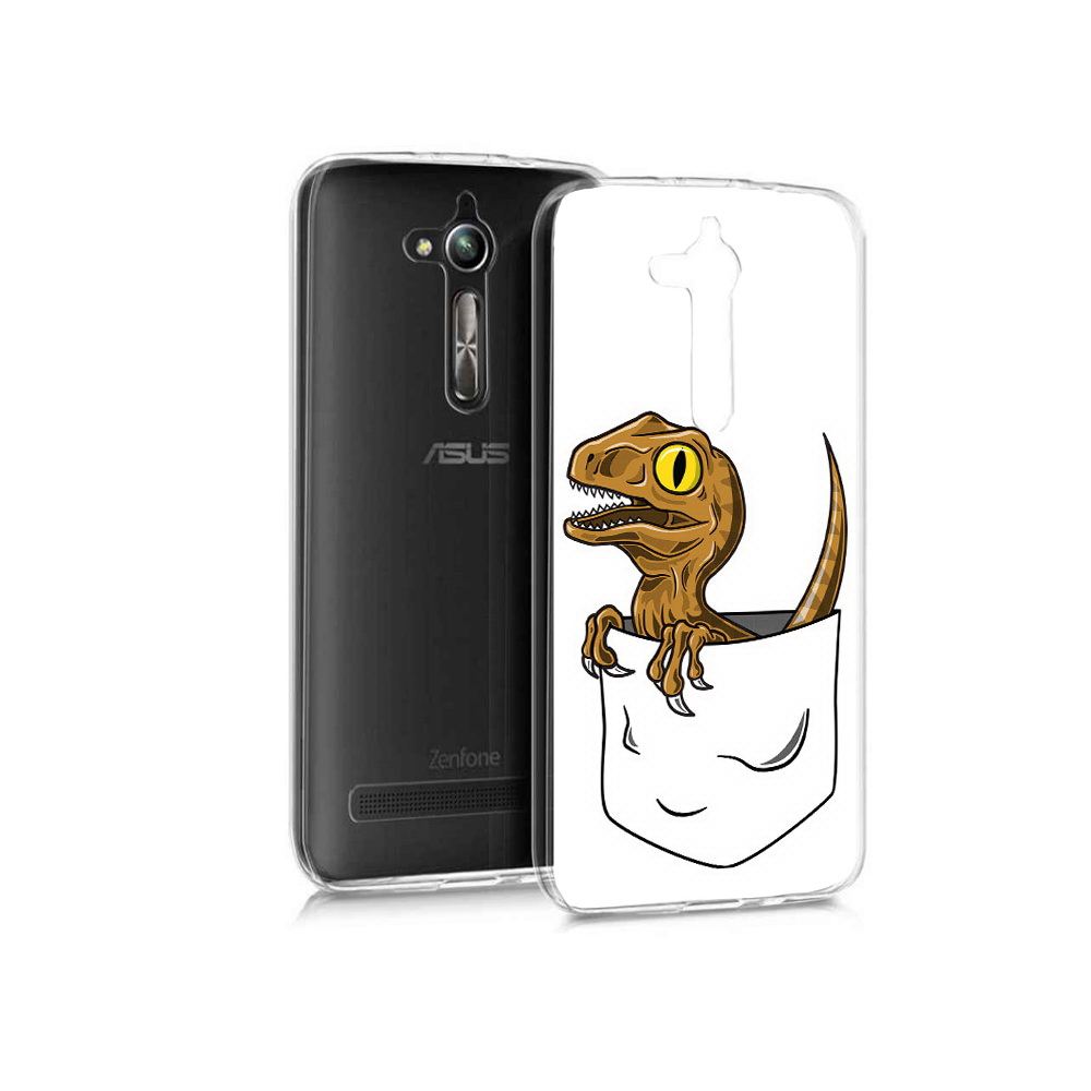 

Чехол MyPads Tocco для Asus ZenFone Go (ZB500KL) динозавр в кармане, Прозрачный, Tocco