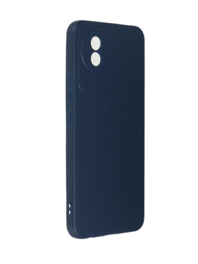 

Чехол DF для Vivo Y02 Silicone Blue vCase-15, Синий, Vivo Y02