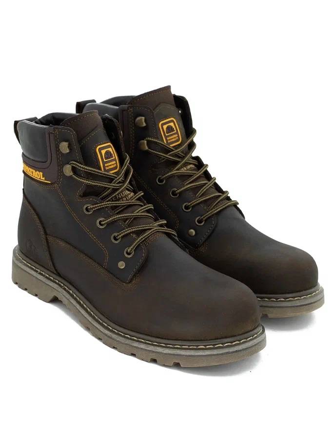 Ботинки мужские Patrol Timberland 456-9052PM-24w-1-2 коричневые 42 RU