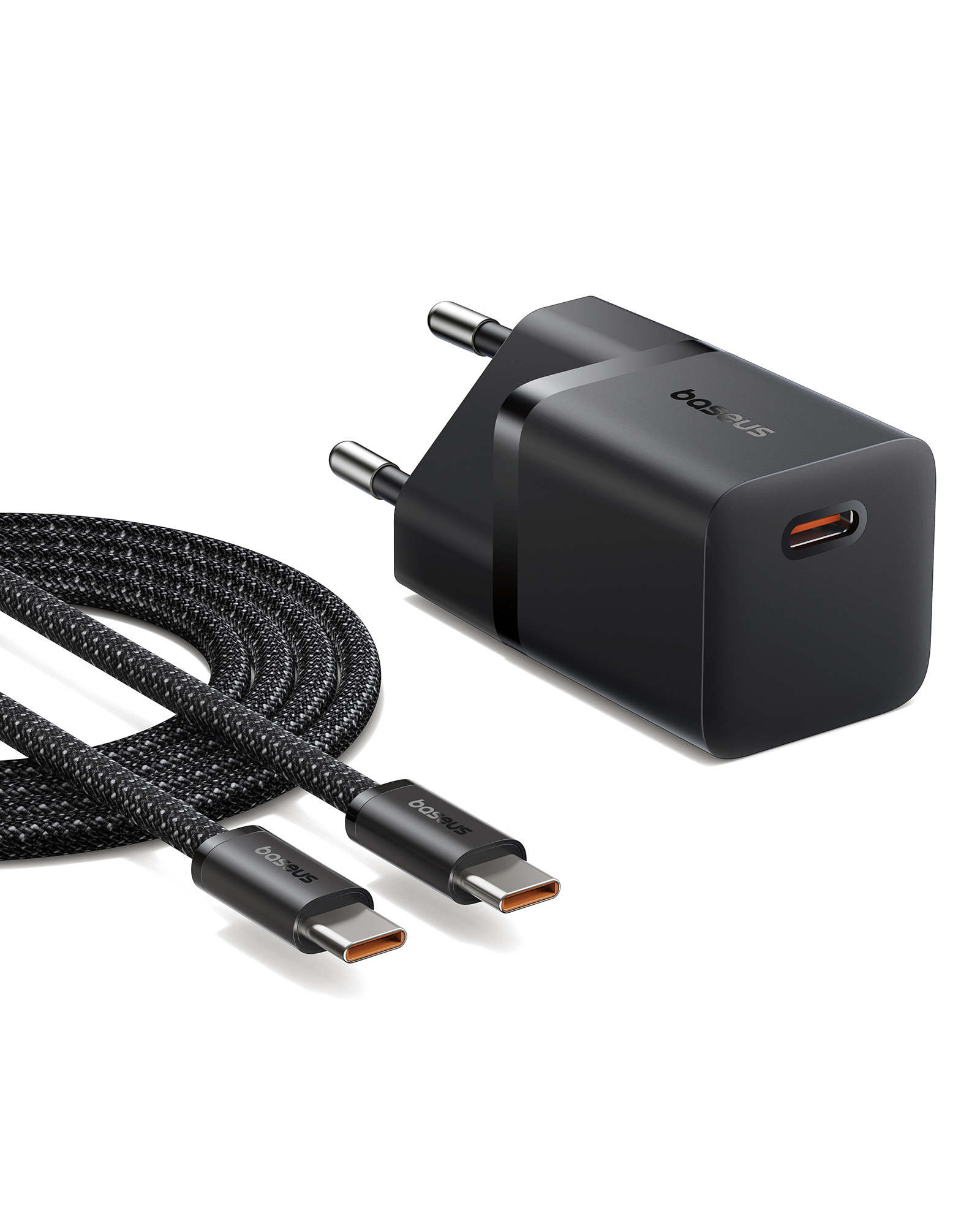 

Сетевое зарядное устройство Baseus GaN5 Mini USB Type-C 1xUSB Type-C 3 А, GaN5 Mini