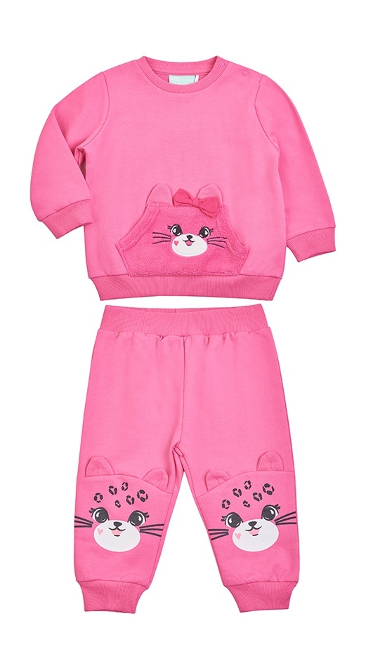 

Костюм повседневный Kari Baby SS24B14200508, розовый, 80, 228735