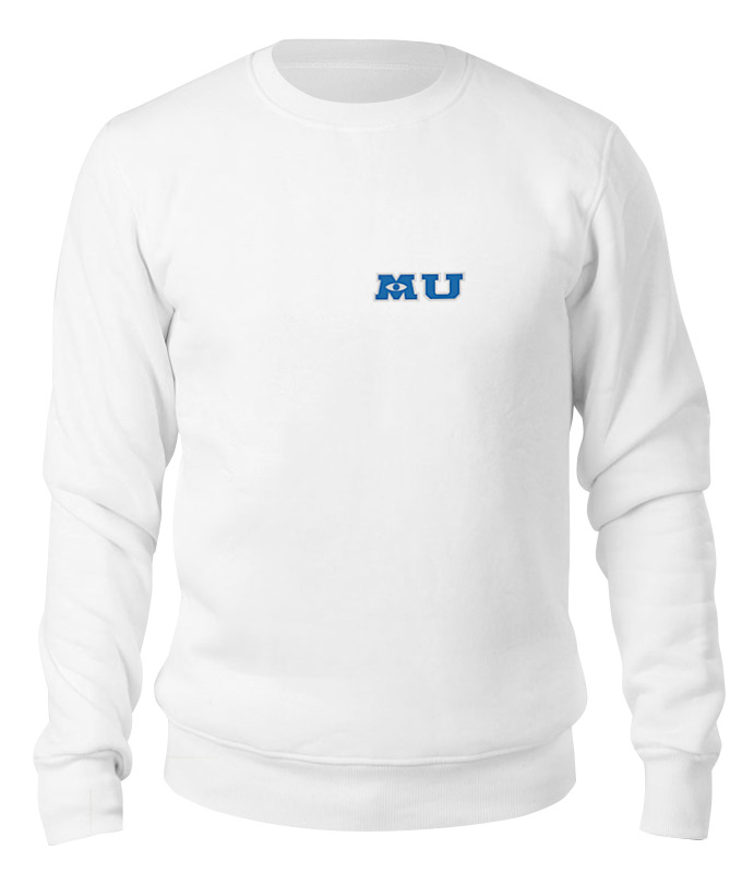 

Свитшот унисекс Printio Monsters university белый M, Monsters university