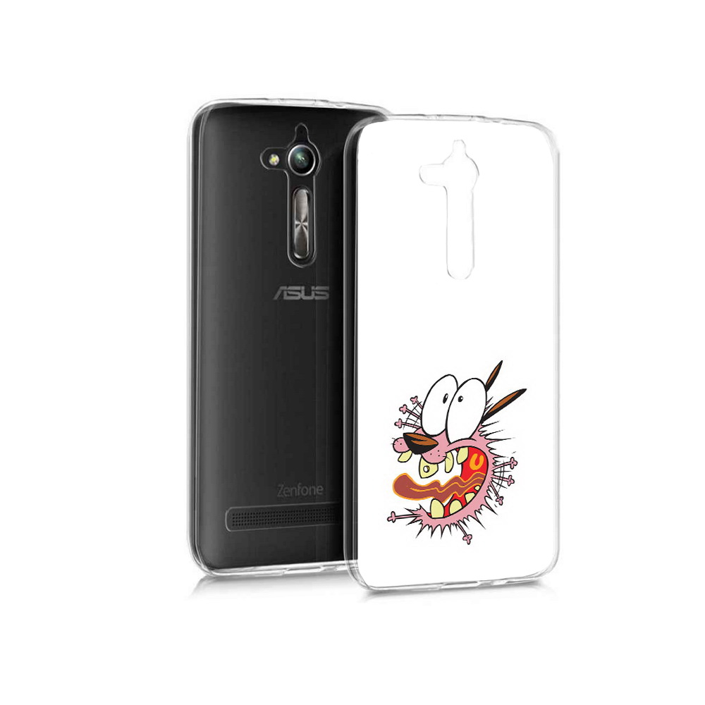 

Чехол MyPads Tocco для Asus ZenFone Go (ZB500KL) испуганный бобик, Прозрачный, Tocco