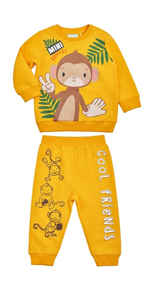 

Костюм повседневный Kari Baby SS24B12000508, темно-желтый, 74, 228738