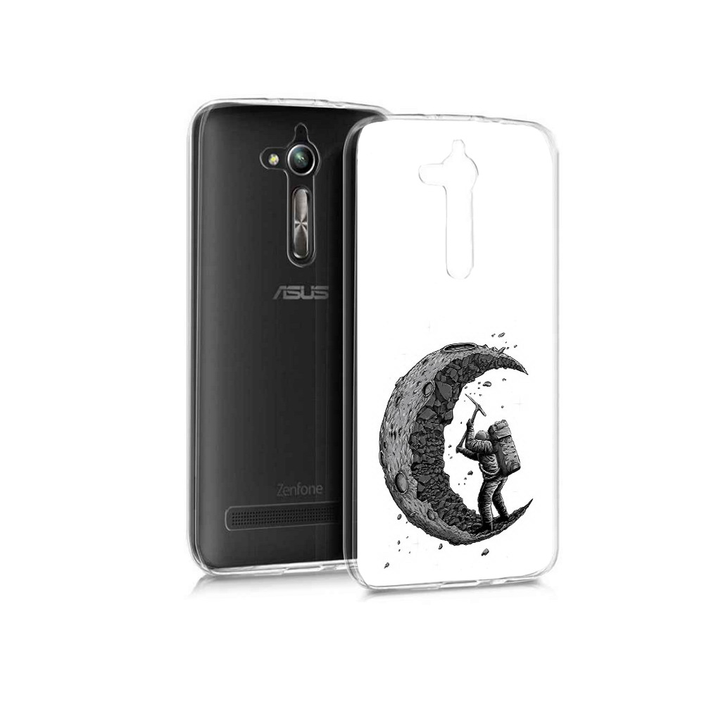 Чехол MyPads Tocco для Asus ZenFone Go (ZB500KL) камненная луна