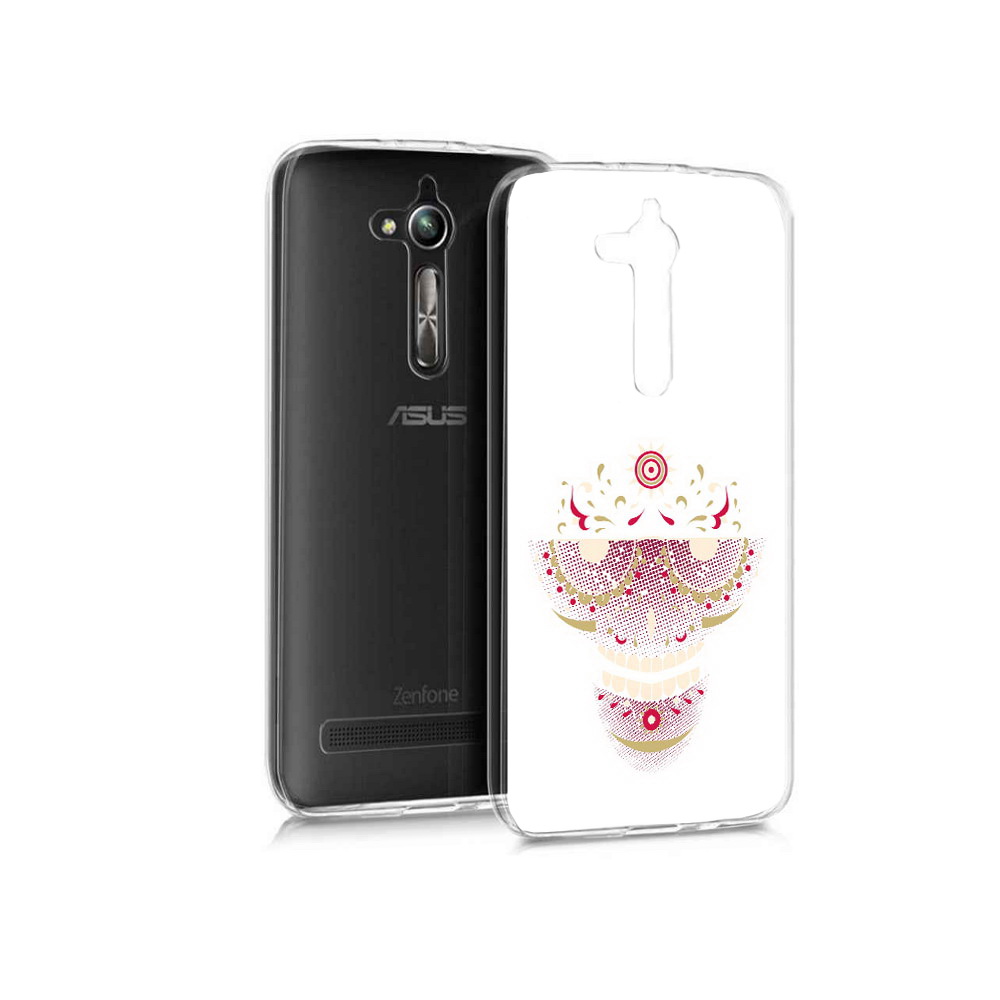 Чехол MyPads Tocco для Asus ZenFone Go (ZB500KL) карнавальный скелет абстракция