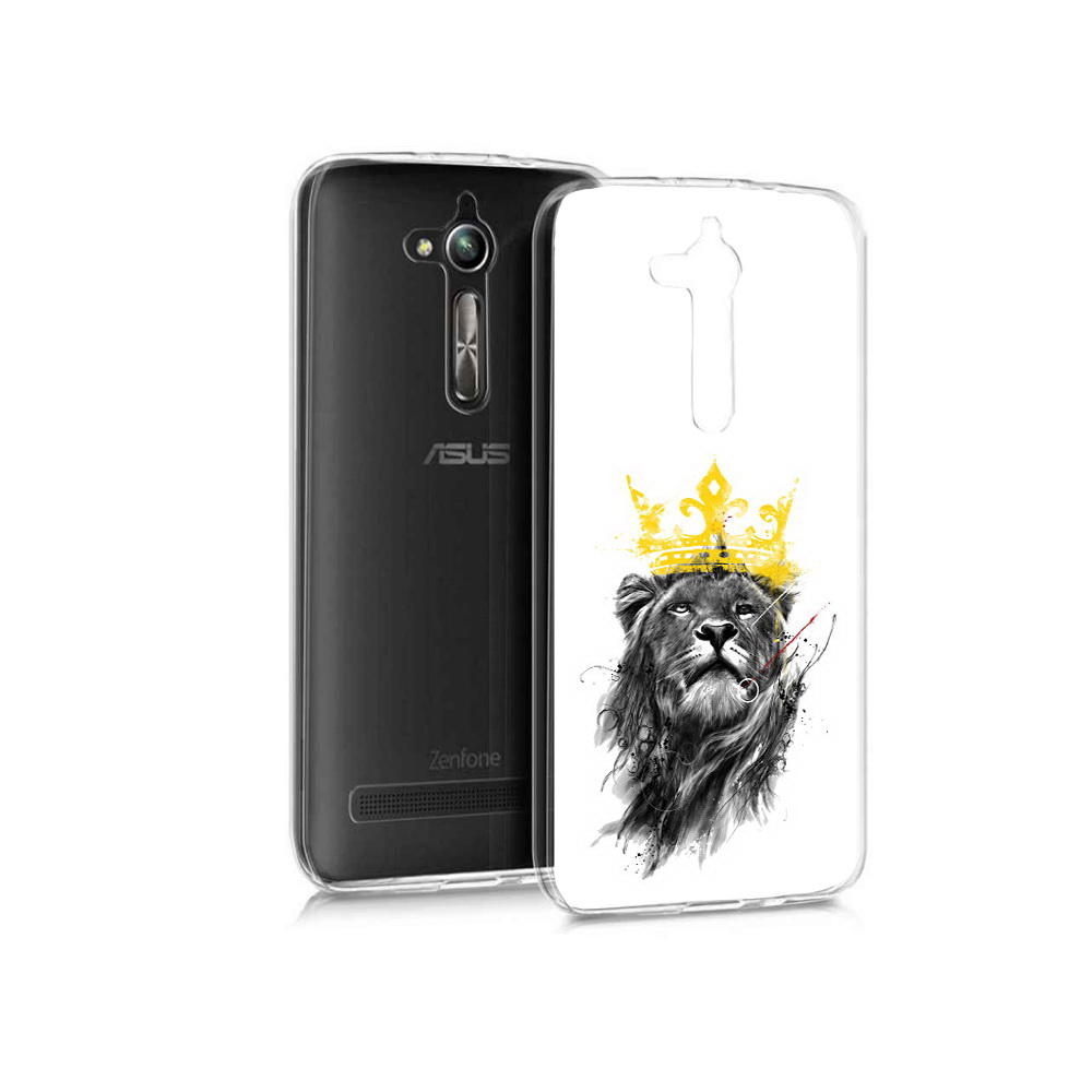 

Чехол MyPads Tocco для Asus ZenFone Go (ZB500KL) король-лев, Прозрачный, Tocco