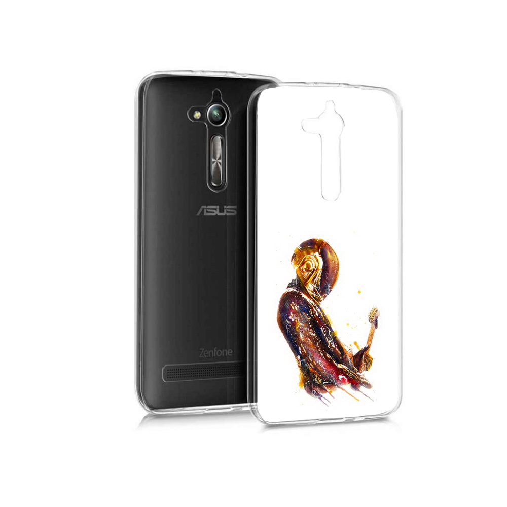 

Чехол MyPads Tocco для Asus ZenFone Go (ZB500KL) космо-музыкант, Прозрачный, Tocco
