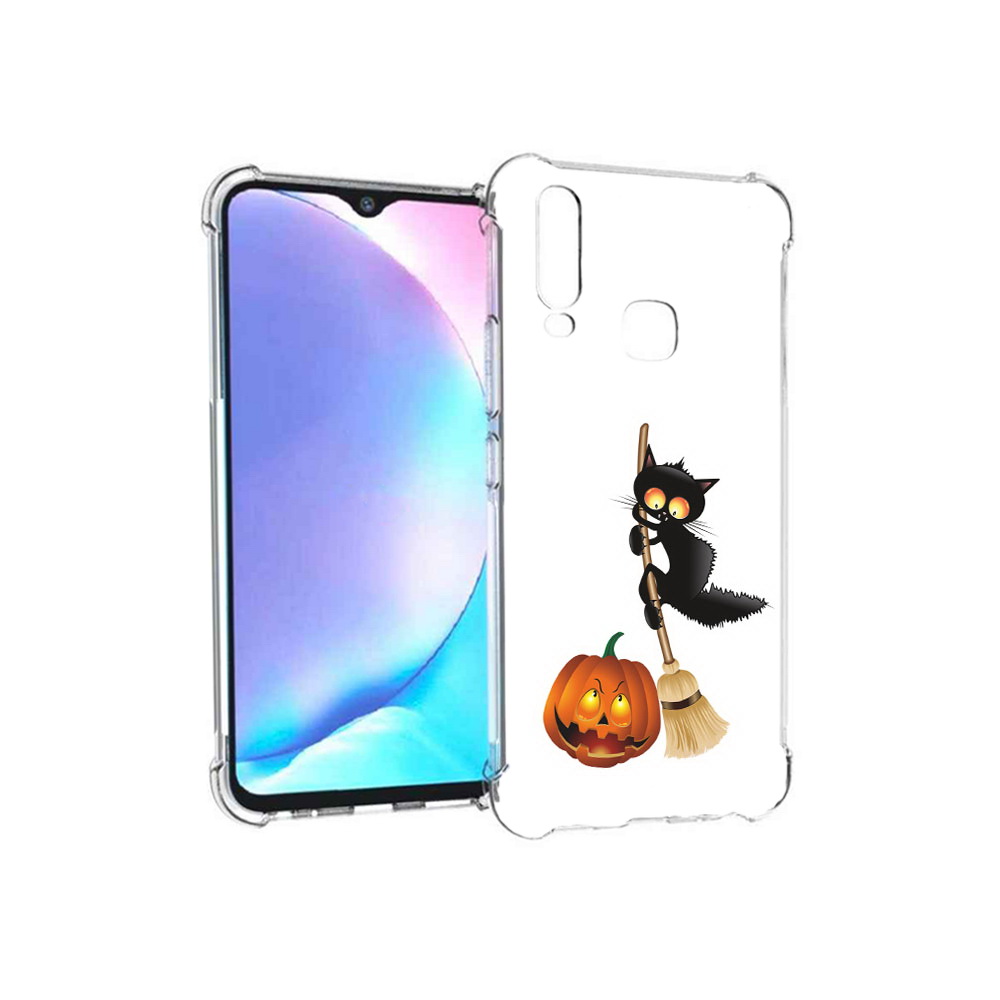 

Чехол MyPads Tocco для Vivo Y17 хэлуинский котик (PT136369.382.667), Tocco