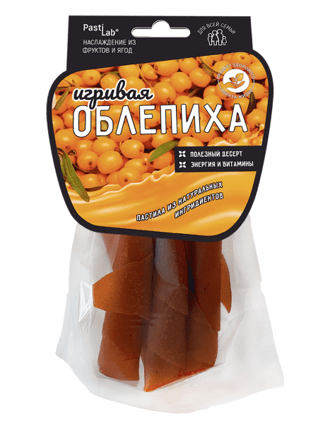 Ягодная пастила Pastilab Облепиховая, 50г.