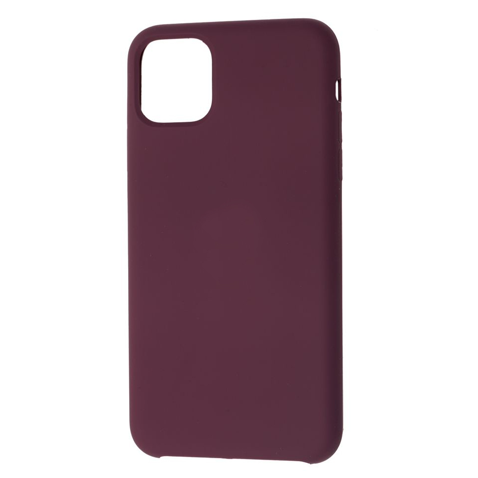 фото Силиконовый чехол silicone case для iphone 11, спелый баклажан grand price