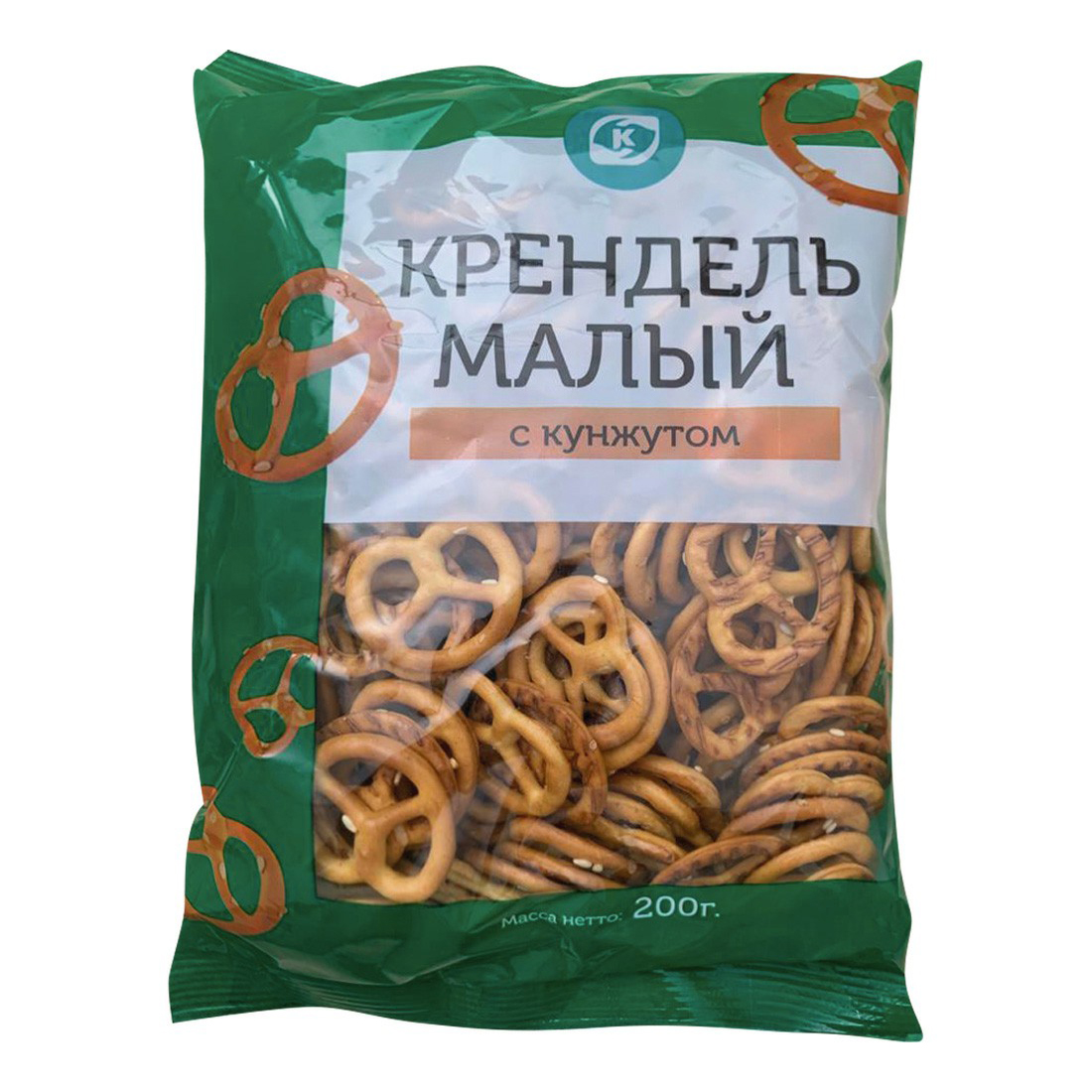 

Крекер Командор Крендель малый с кунжутом 200 г