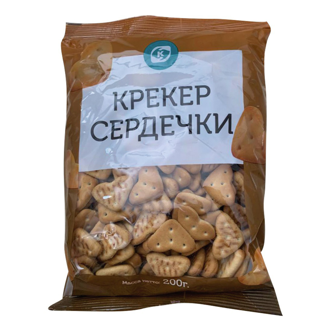 

Крекер Командор Сердечки 200 г