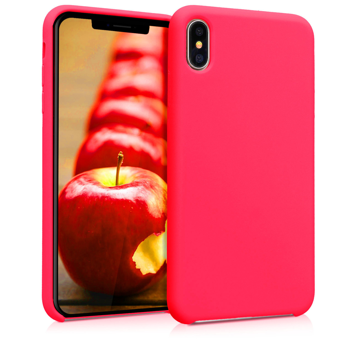 

Силиконовый Чехол Silicone Case для iPhone XR, ярко-розовый, Apple iPhone XR