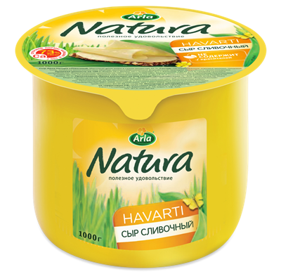 фото Сыр мягкий arla natura сливочный 45% +-1 кг