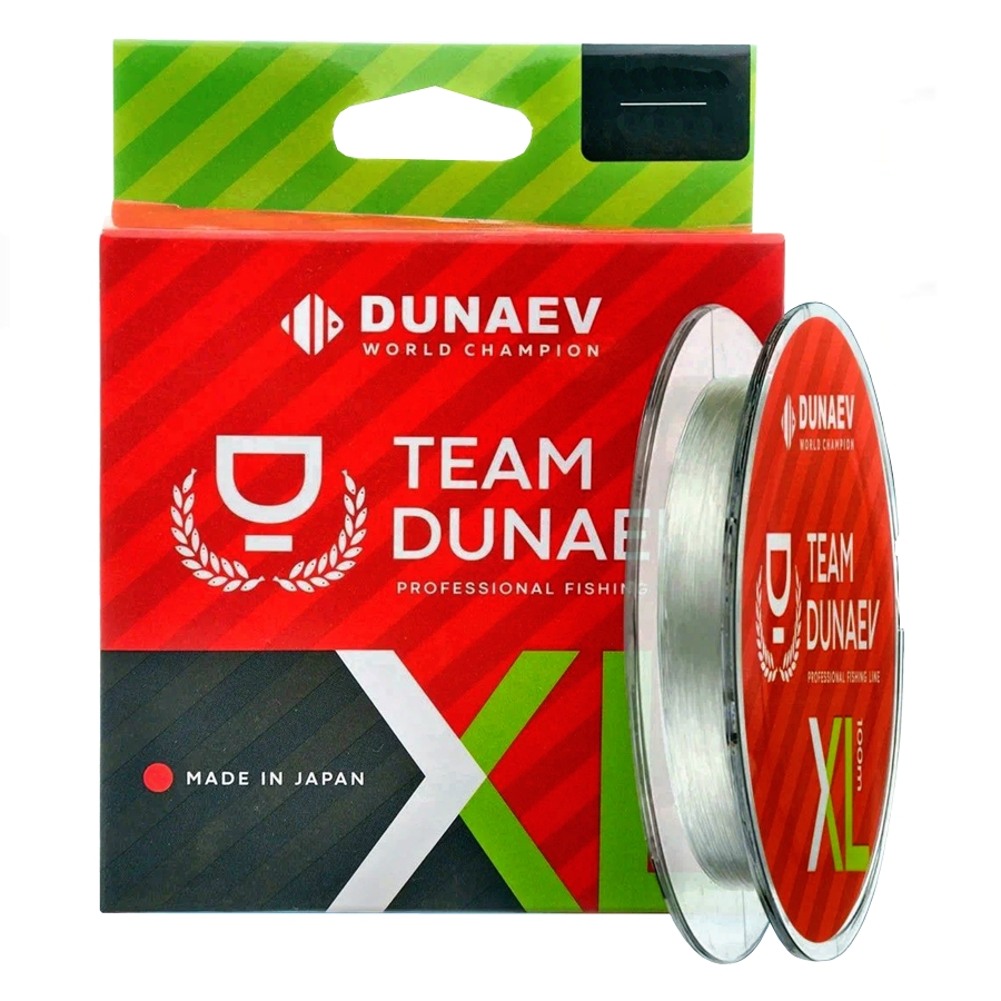 

Леска Dunaev TEAM DUNAEV XL 100м 0.205мм 3.00кг, Прозрачный, Team XL