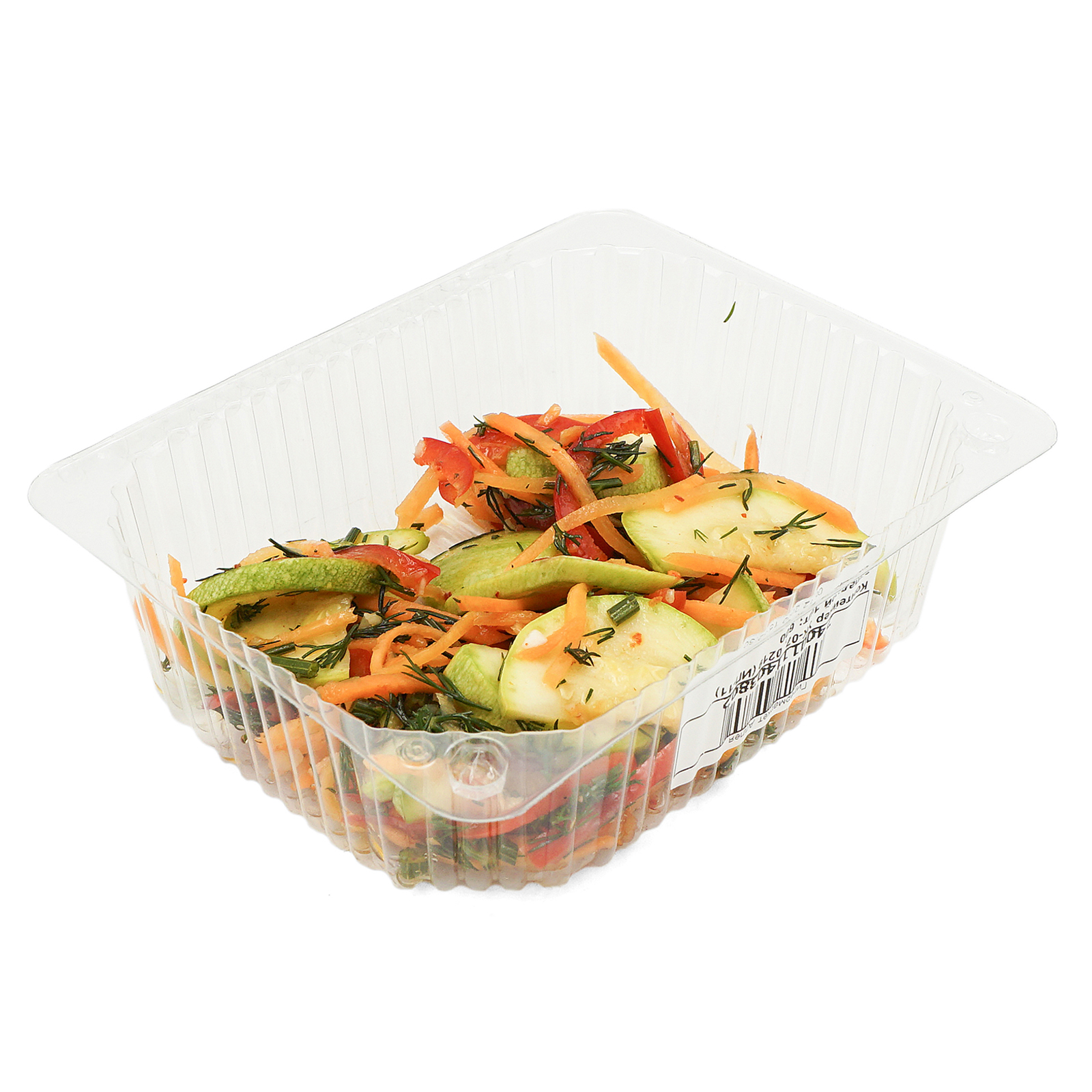 

Салат Иволга из кабачков и болгарского перца +-100 г