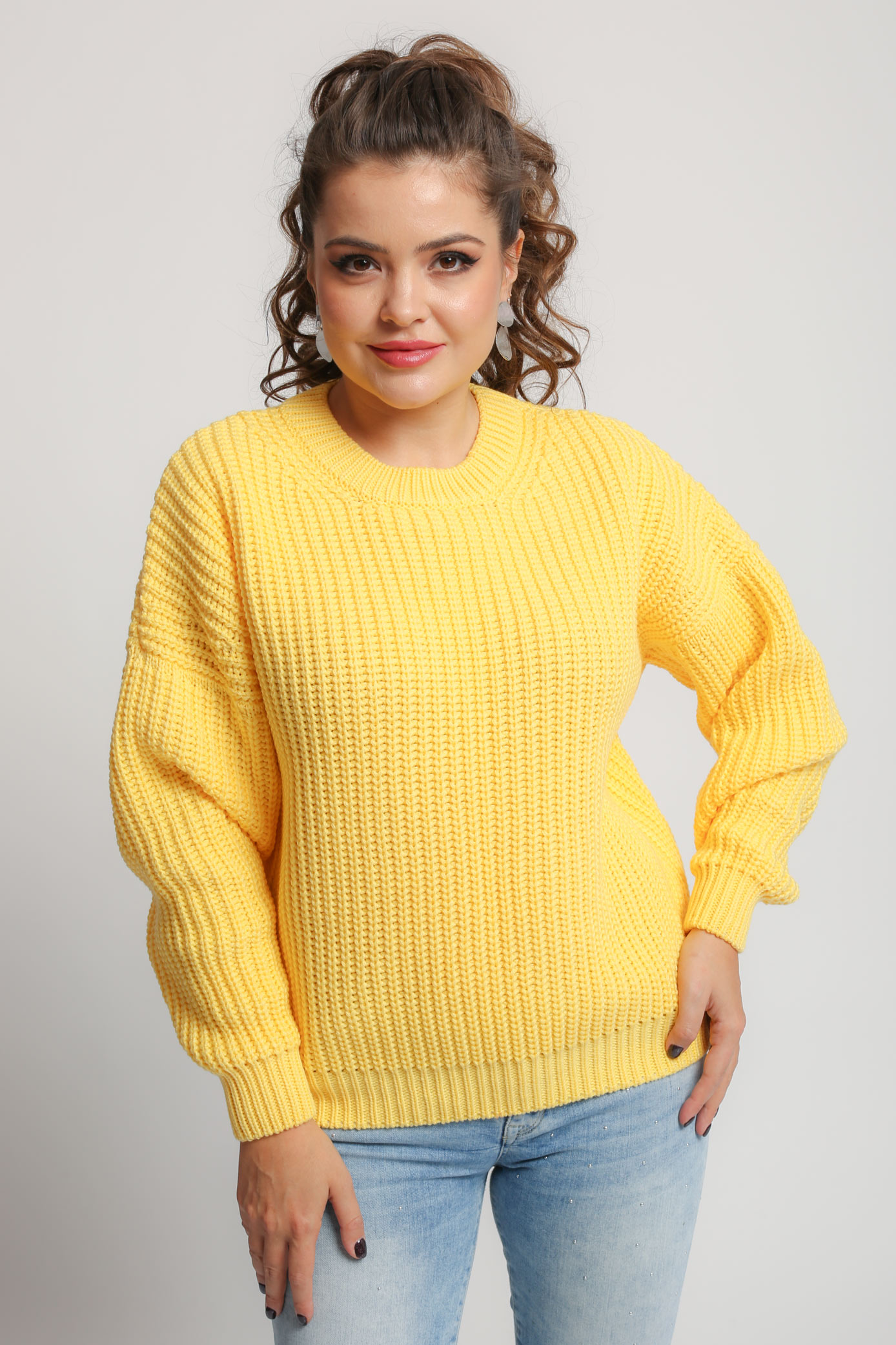 

Джемпер женский Текстильная Мануфактура Д 2689 желтый 46 RU, Д 2689