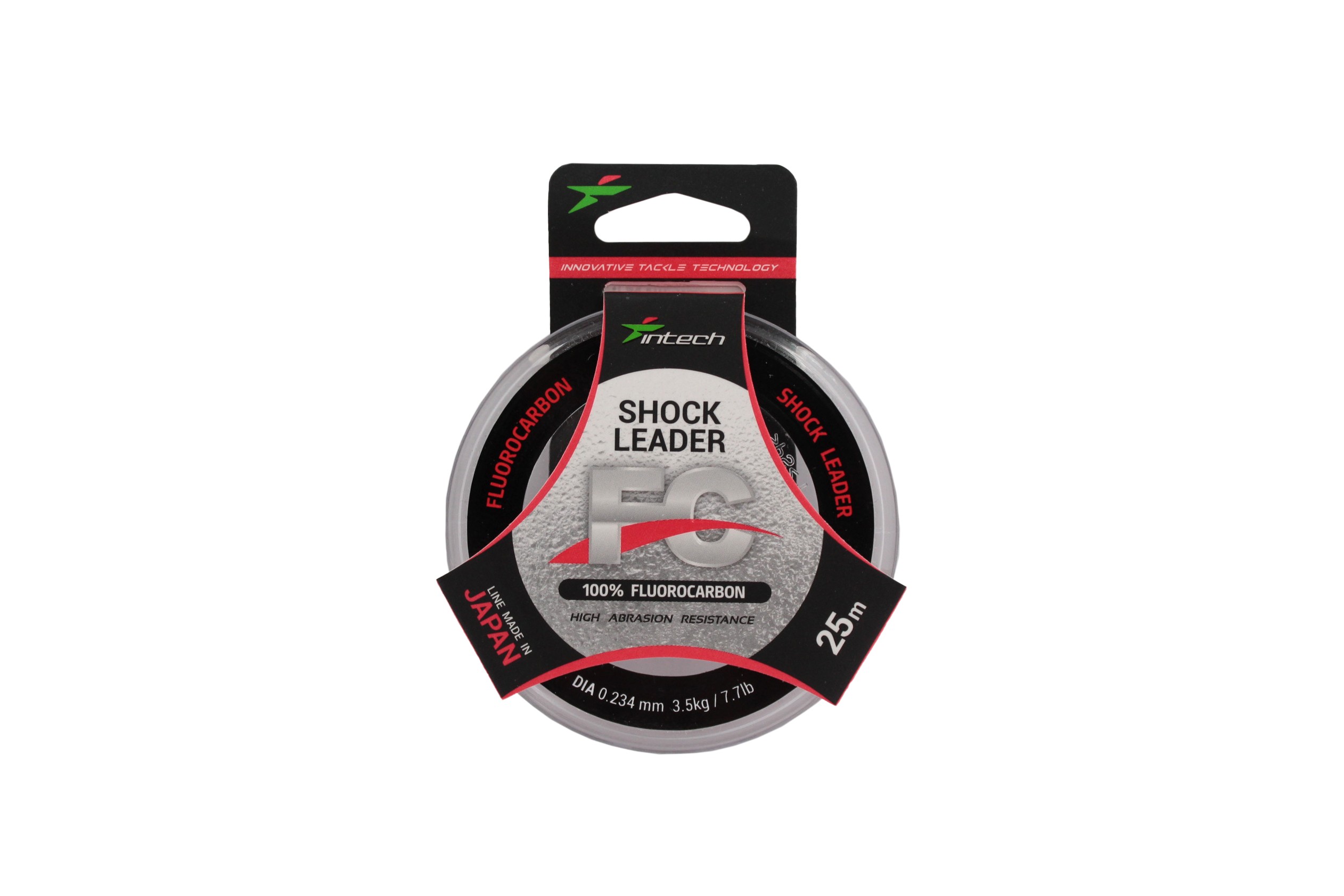 Леска Intech FC SHOCK LEADER 25м 0.234мм 3.5кг 7.7Lb, флюорокарбон