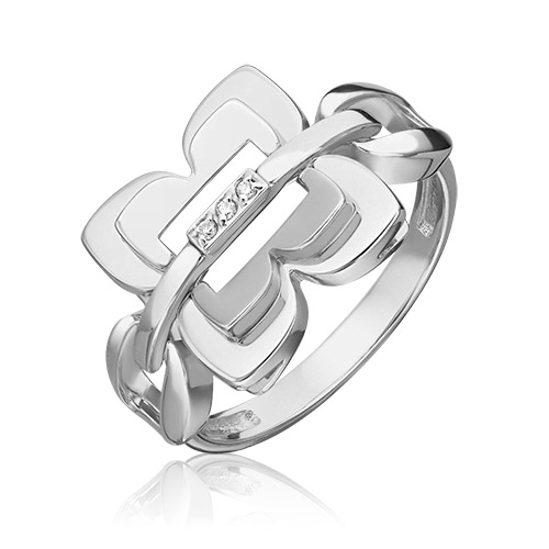 

Кольцо из золота р. 16 PLATINA jewelry 01-5607-00-101-1120, бриллиант, 01-5607-00-101-1120