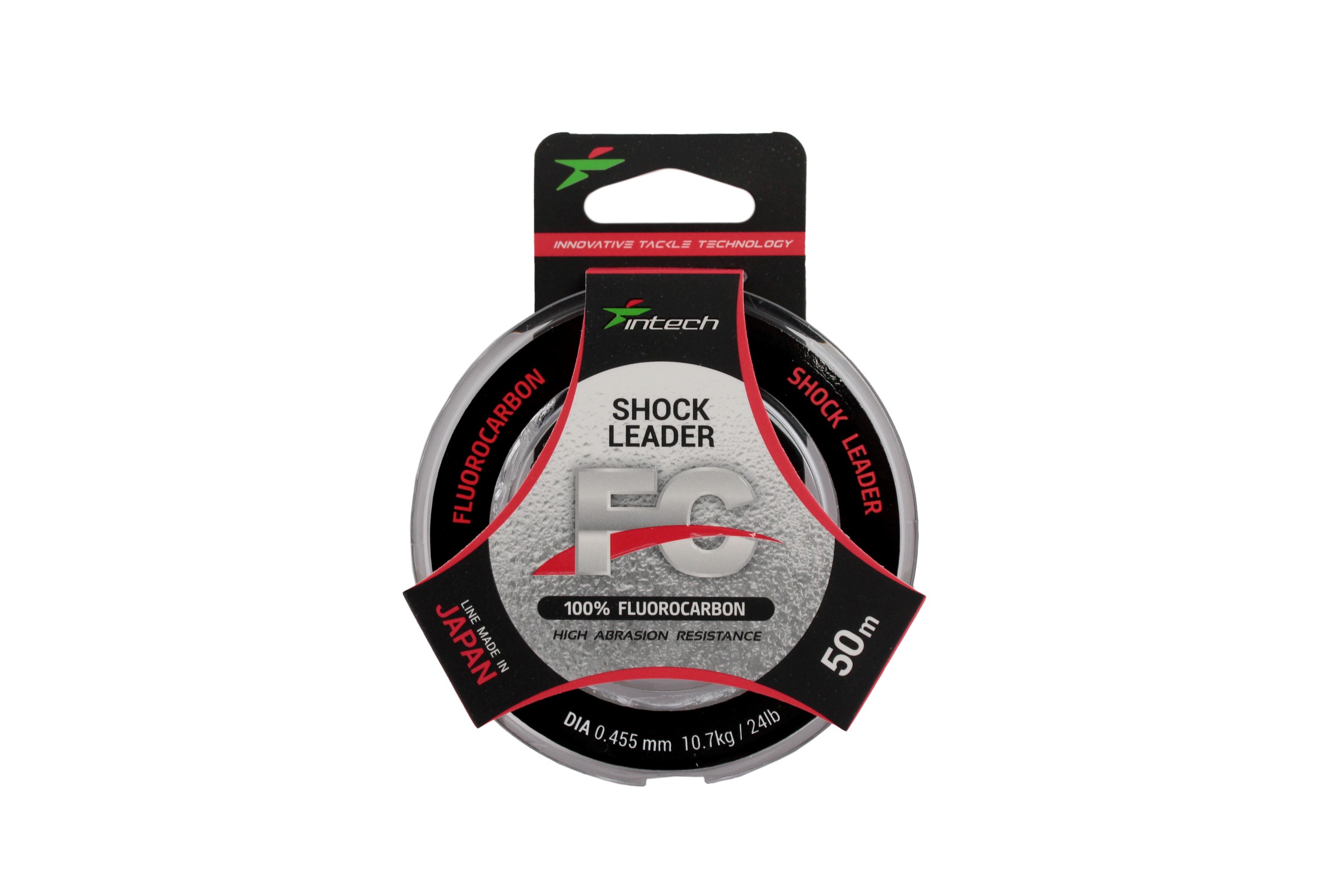 Леска Intech FC SHOCK LEADER 50м 0.455мм 10.7кг 24Lb, флюорокарбон