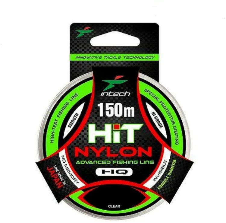 

Леска Intech HIT Nylon 150м 0.249мм 4.50кг, Прозрачный, Hit Nylon