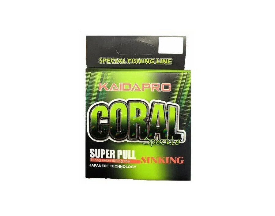 Леска Kaida CORAL SPECKLE Super Pull Sinking 100м Camouflage 0.16мм 2.6кг 5.7Lb