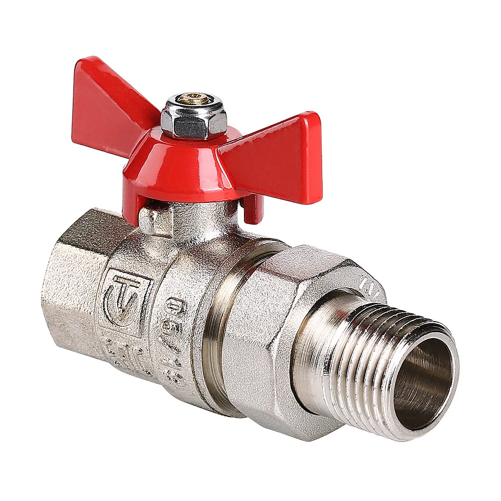 фото Кран шар. base с полусгоном 3/4" вн.-нар. valtec vt.227.n.05