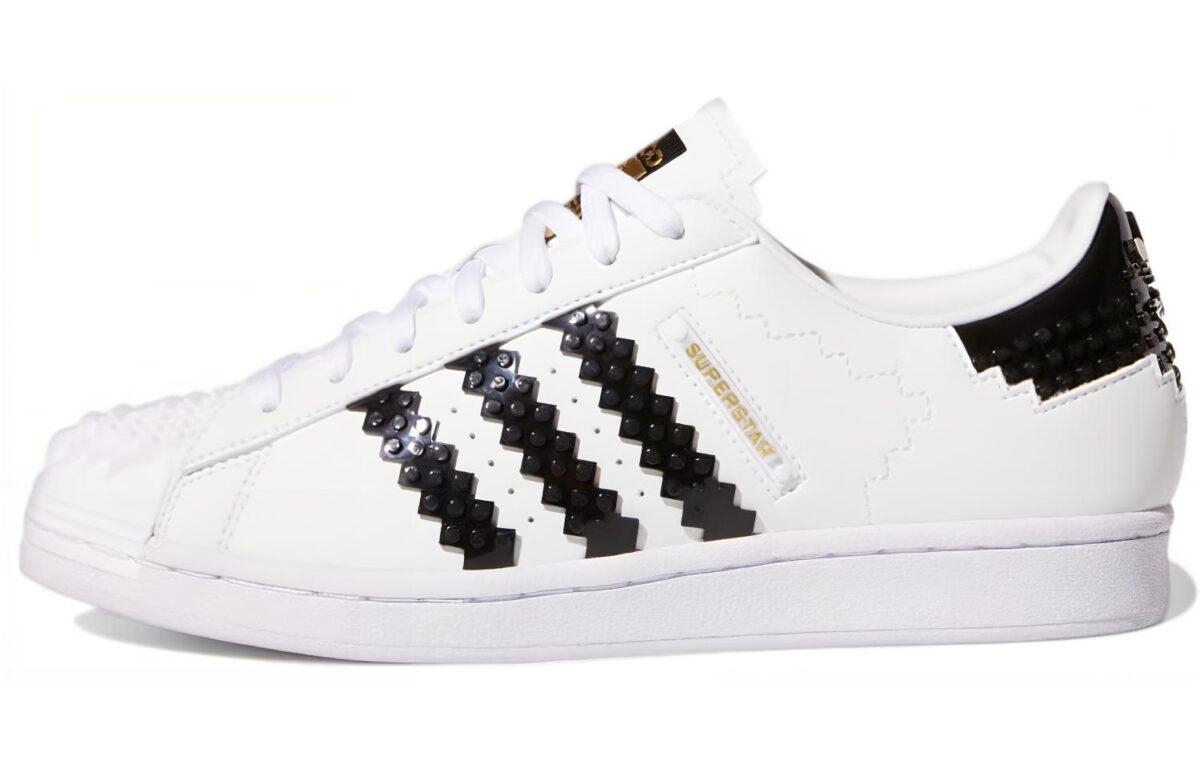 

Кеды унисекс Adidas LEGO x adidas originals Superstar белые 40 EU, Белый, LEGO x adidas originals Superstar